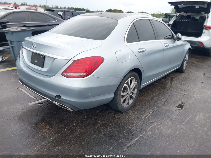 MERCEDES-BENZ C 300 2015 VIN 55SWF4JB4FU043037