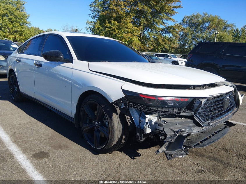 Vin: 1hgcy2f76ra092407, lot: 46744979, honda accord hybrid sport-l 20241
