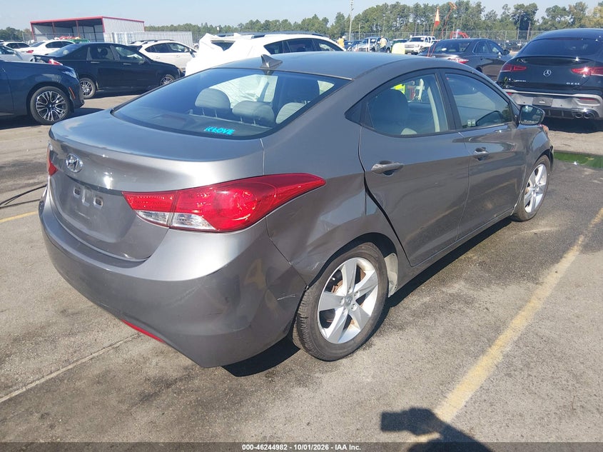 Vin: 5npdh4ae5dh255523, lot: 46745008, hyundai elantra gls 20134