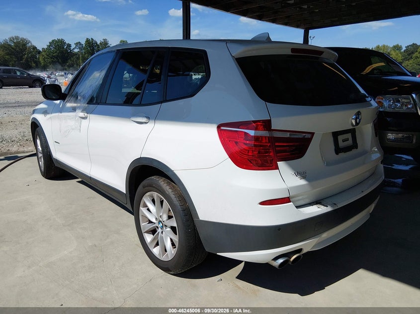 Vin: 5uxwx9c55e0d41811, lot: 46745032, bmw x3 xdrive28i 20143