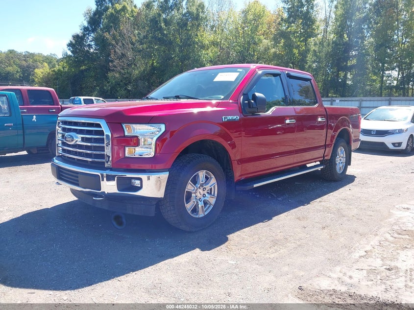 2017 Ford F-150 Xlt, Right Rear, IAAI, VIN 1FTEW1EF7HFC55745 — photo 2