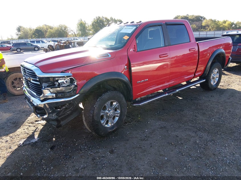 Vin: 3c6ur5dl9lg163682, lot: 46745122, ram 2500 big horn  4x4 6'4 box 20202