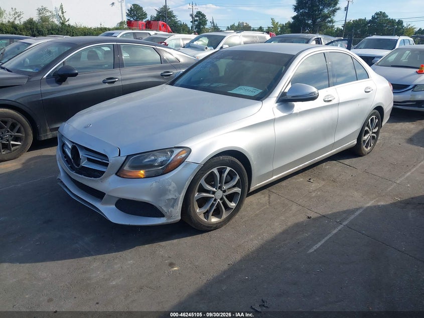 2016 Mercedes-Benz C 300, Угон, IAAI, VIN 55SWF4JB4GU125576 — фото 2