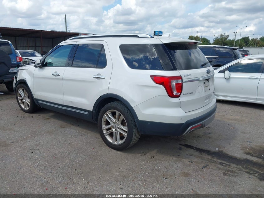 Vin: 1fm5k7f84hgb62248, lot: 46745175, ford explorer limited 20173