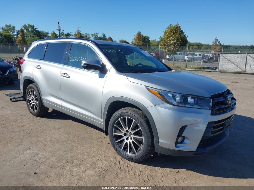 Vin: 5tdjzrfh1hs361662, lot: 46745223, toyota highlander se 2017 img_1