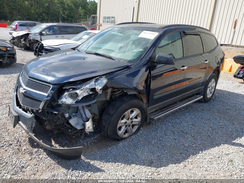 Vin: 1gnkreed9cj146930, lot: 46745228, chevrolet traverse ls 20122