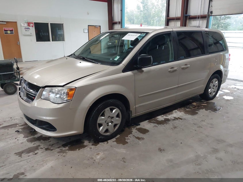 Vin: 2c4rdgbg0cr403355, lot: 46745259, dodge grand caravan se/avp 20122