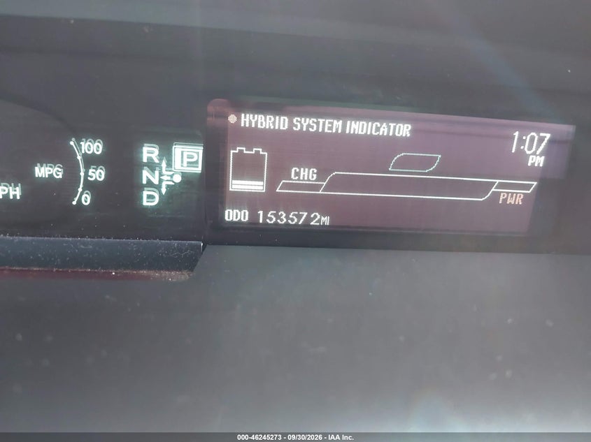 2011 TOYOTA PRIUS auction photo 7
