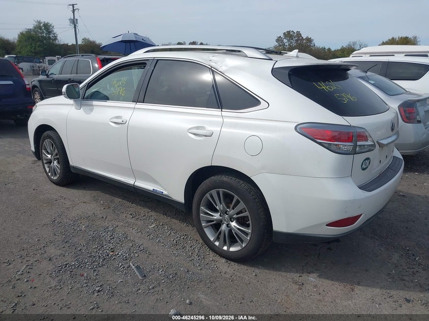 Vin: jtjbc1baxd2065523, lot: 46745322, lexus rx 450h 20133