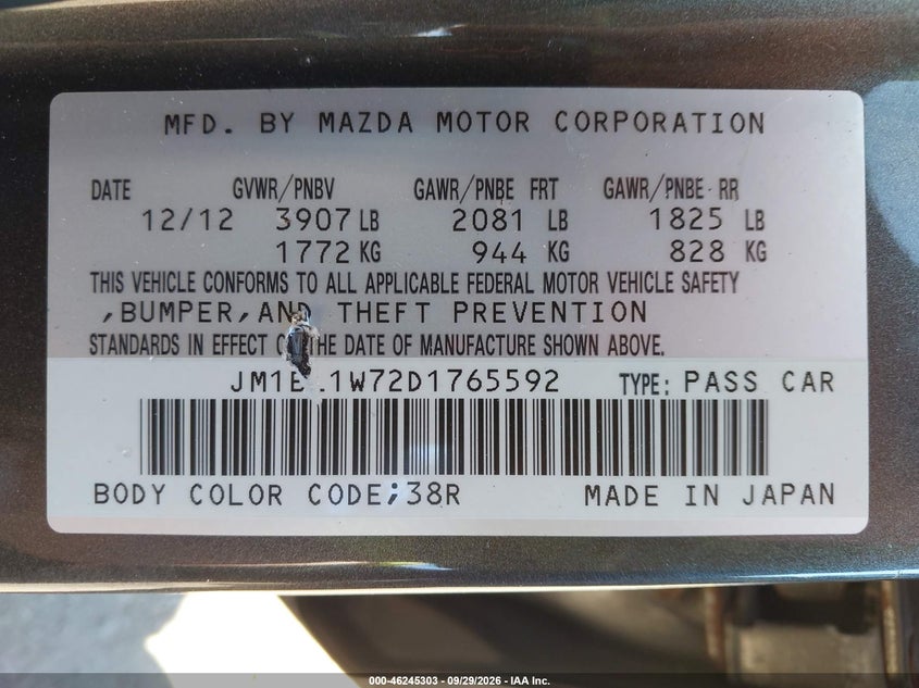 2013 MAZDA MAZDA3 I GRAND TOURING · Фото 9