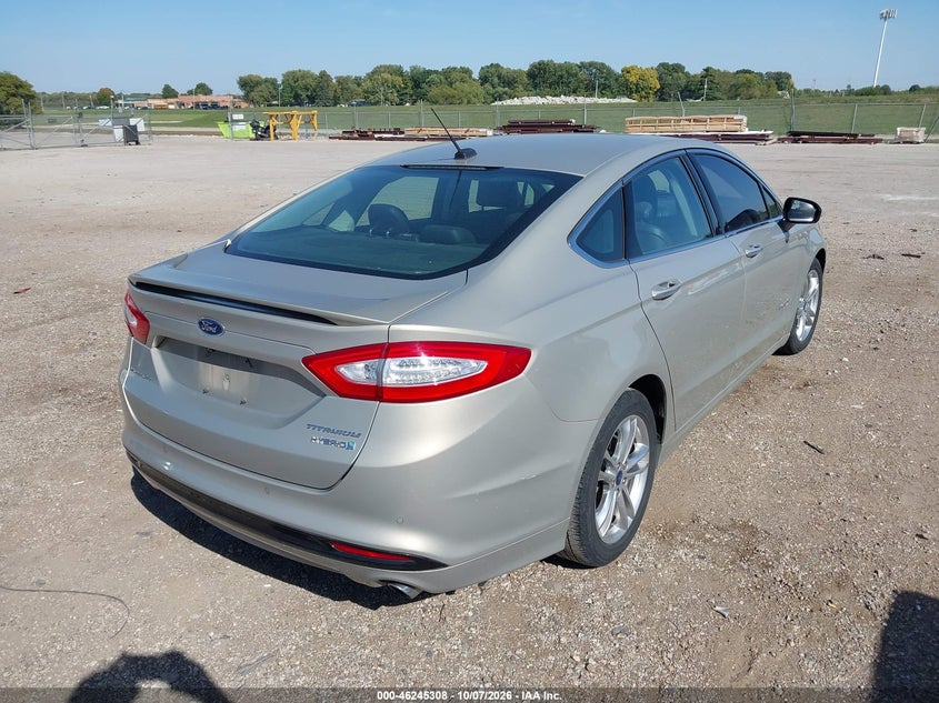 Vin: 3fa6p0ruxgr127205, lot: 46745334, ford fusion hybrid titanium 20164