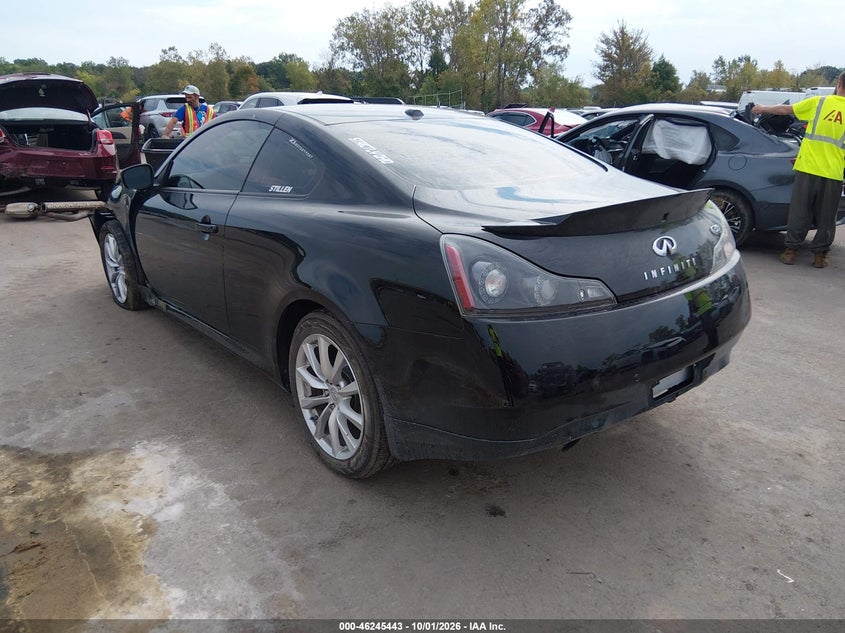 Vin: jn1cv6el8bm262450, lot: 46745469, infiniti g37x 20113