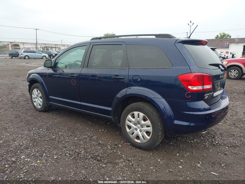 Vin: 3c4pddagxjt172675, lot: 46745470, dodge journey se awd 20183