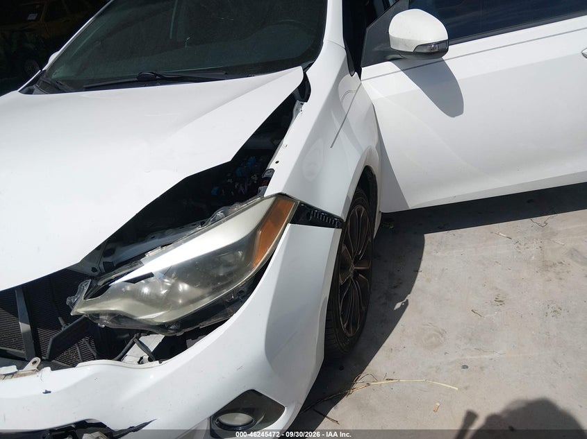 TOYOTA COROLLA 2015 VIN 5YFBURHE8FP361251