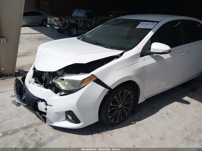 TOYOTA COROLLA 2015 VIN 5YFBURHE8FP361251