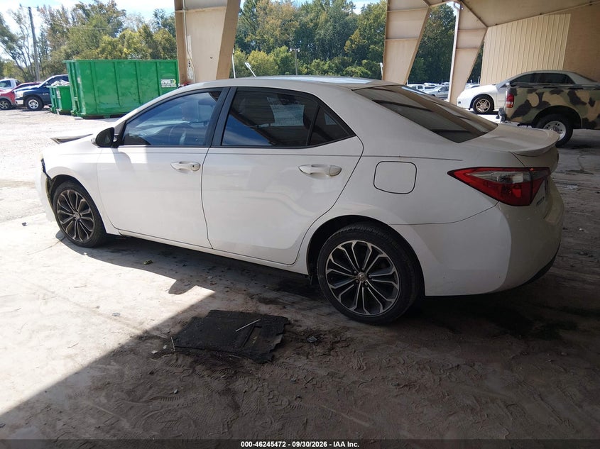 TOYOTA COROLLA 2015 VIN 5YFBURHE8FP361251
