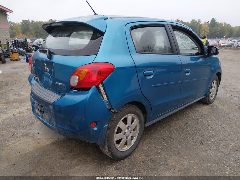 Vin: ml32a4hj5fh031171, lot: 46745561, mitsubishi mirage es 20154