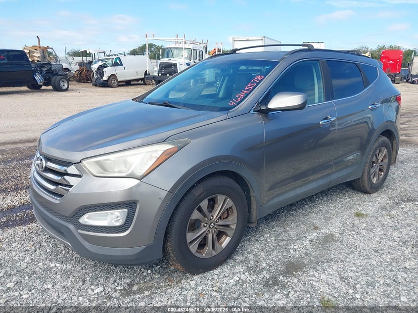 2013 Hyundai Santa Fe Sport, Right Side, IAAI, VIN 5XYZU3LB8DG077953 — photo 2