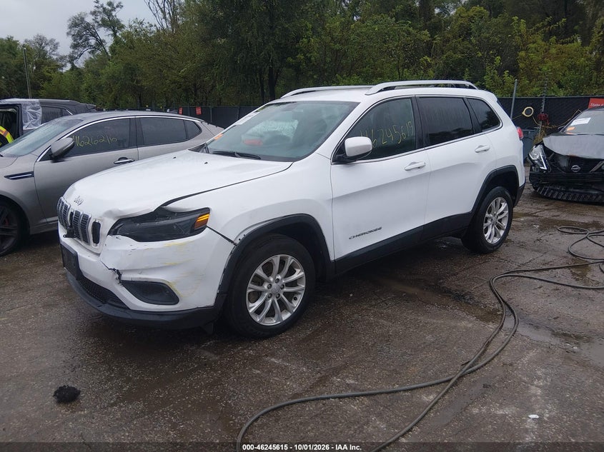Vin: 1c4pjlcbxkd406406, lot: 46745641, jeep cherokee latitude fwd 20192