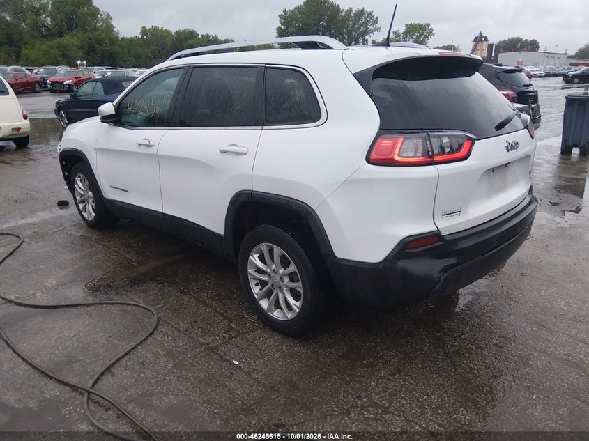 Vin: 1c4pjlcbxkd406406, lot: 46745641, jeep cherokee latitude fwd 20193