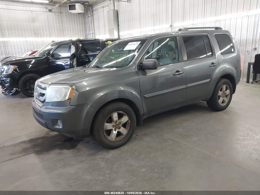 Vin: 5fnyf4h5xbb076614, lot: 46745661, honda pilot ex-l 20112