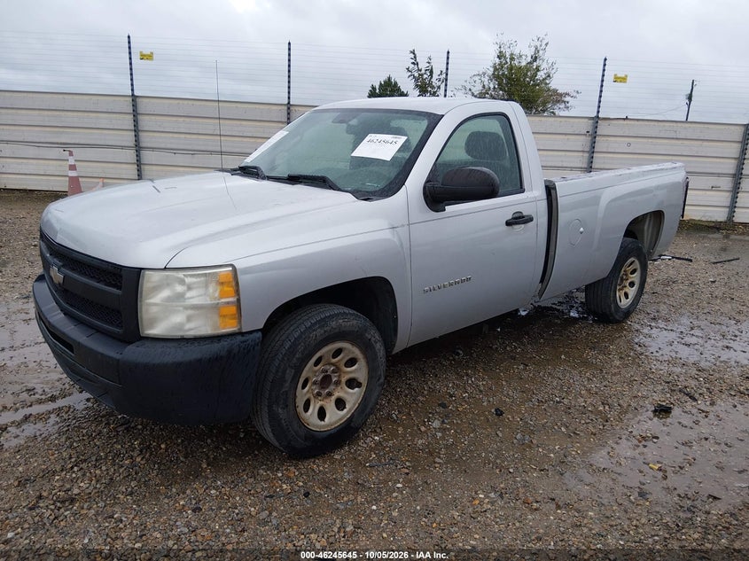 Vin: 1gcpcpea0az223992, lot: 46745671, chevrolet silverado 1500 work truck 20102