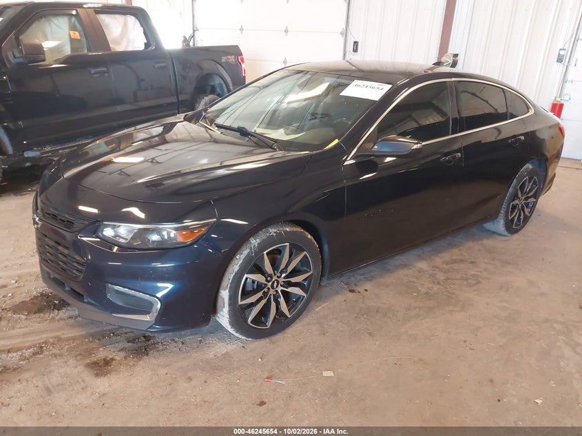 2017 Chevrolet Malibu 1Lt, Удар сзади, IAAI, VIN 1G1ZE5ST3HF197650 — фото 2