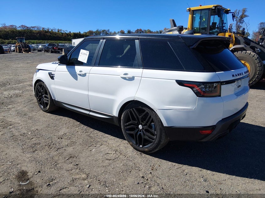 Vin: salwg2rv6ka834859, lot: 46745722, land rover range rover sport se 20193