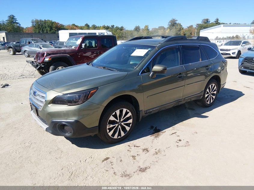 Vin: 4s4bsanc2f3353774, lot: 46745745, subaru outback 2.5i limited 20152
