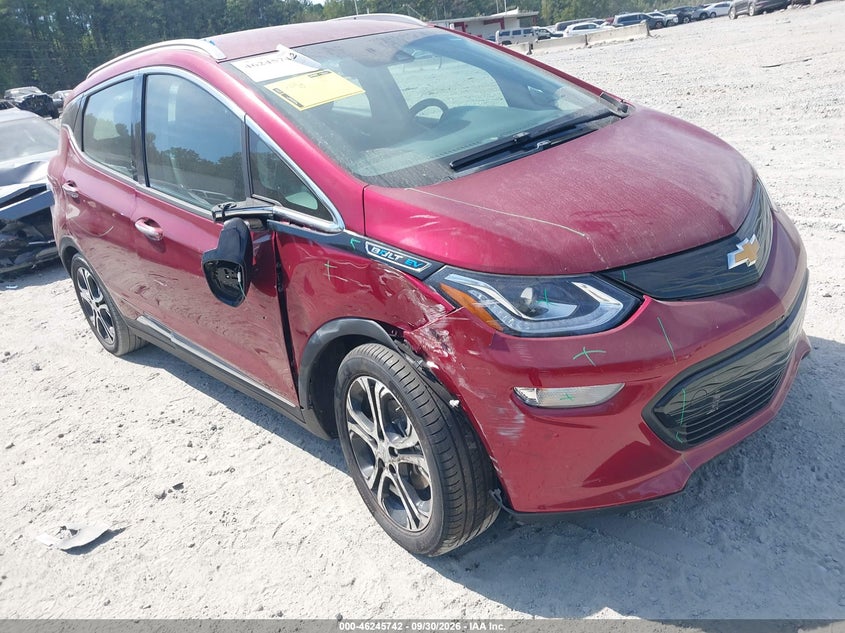 Vin: 1g1fz6s02l4119643, lot: 46745768, chevrolet bolt ev fwd premier 20201