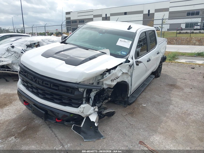 Vin: 3gcpkcek8sg133687, lot: 46745799, chevrolet silverado 1500 4wd  short bed custom trail boss 20252