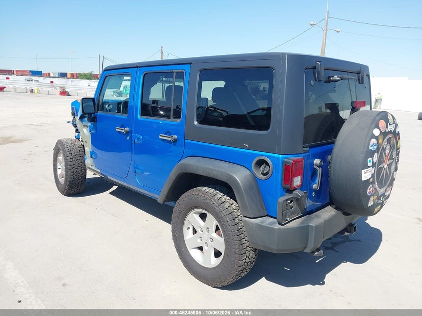 Vin: 1c4bjwdg3gl270798, lot: 46745832, jeep wrangler unlimited sport 20163