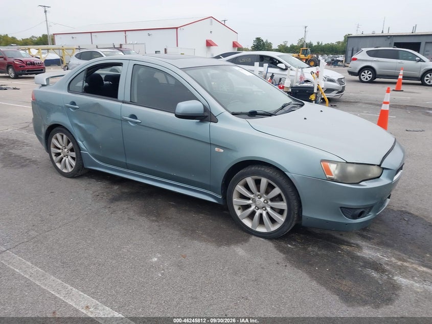 2008 Mitsubishi Lancer Gts, Wear, IAAI, VIN JA3AU86U08U025033