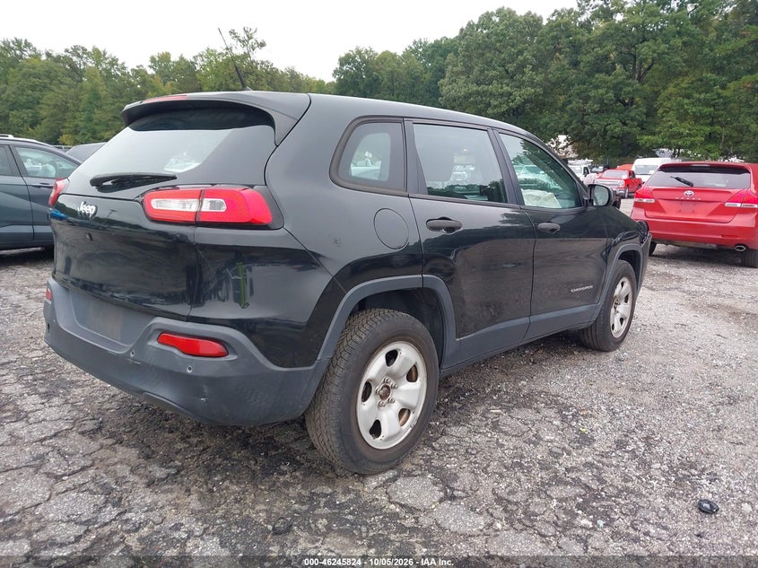 Vin: 1c4pjmab4ew162480, lot: 46745850, jeep cherokee sport 20144