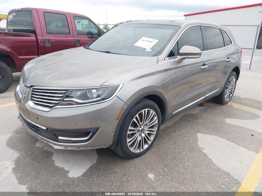 LINCOLN MKX 2016 VIN 2LMTJ8LR9GBL24544