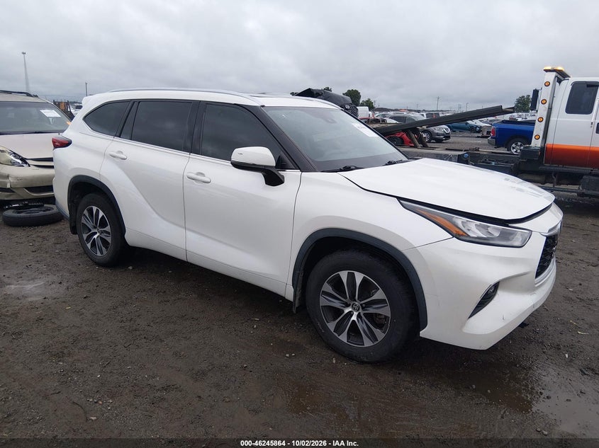 Vin: 5tdgzrah1ls014312, lot: 46745890, toyota highlander xle 2020 img_1