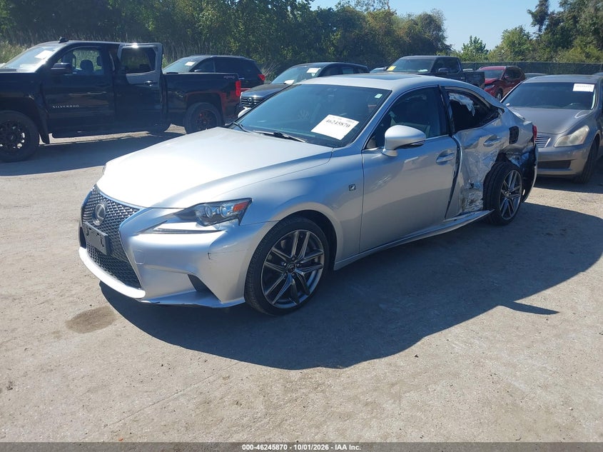 2016 Lexus Is 350, Left Side, IAAI, VIN JTHCE1D20G5010670 — photo 2