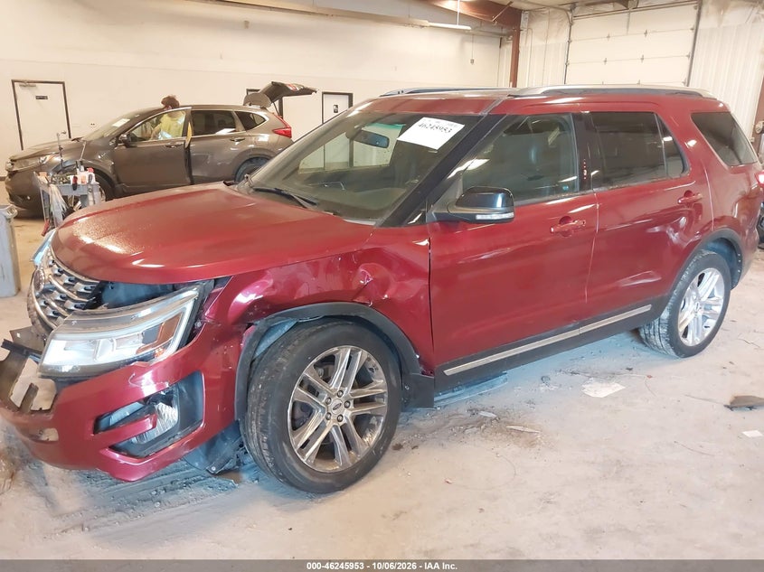 Vin: 1fm5k8d8xhga09883, lot: 46745979, ford explorer xlt 20172