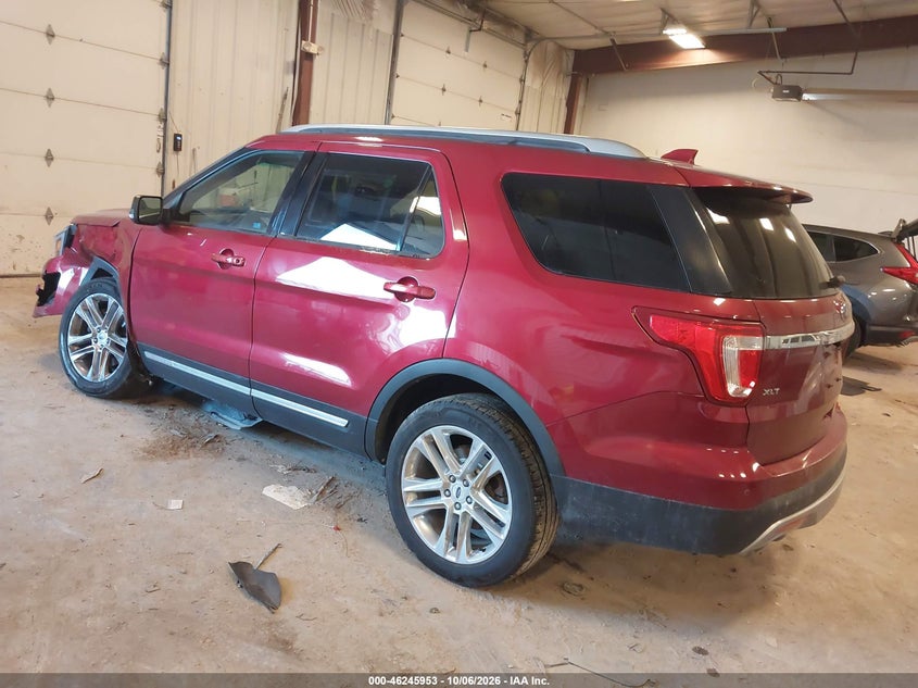 Vin: 1fm5k8d8xhga09883, lot: 46745979, ford explorer xlt 20173