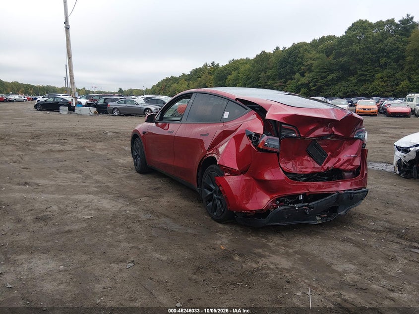 Vin: 7saygdee6ra310923, lot: 46746059, tesla model y long range dual motor all-wheel drive 20243