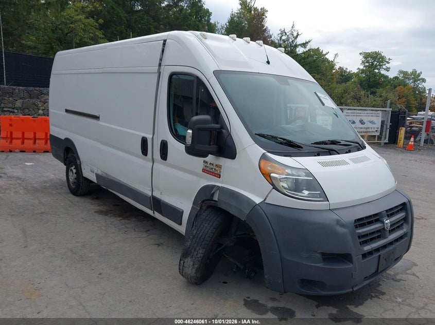 Vin: 3c6urvjg3he544731, lot: 46746087, ram promaster 3500 cargo van high roof 159 wb ext 2017 img_1