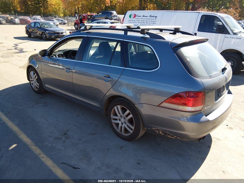 Vin: 3vwpl7aj1bm691512, lot: 46746107, volkswagen jetta sportwagen 2.0l tdi 20113