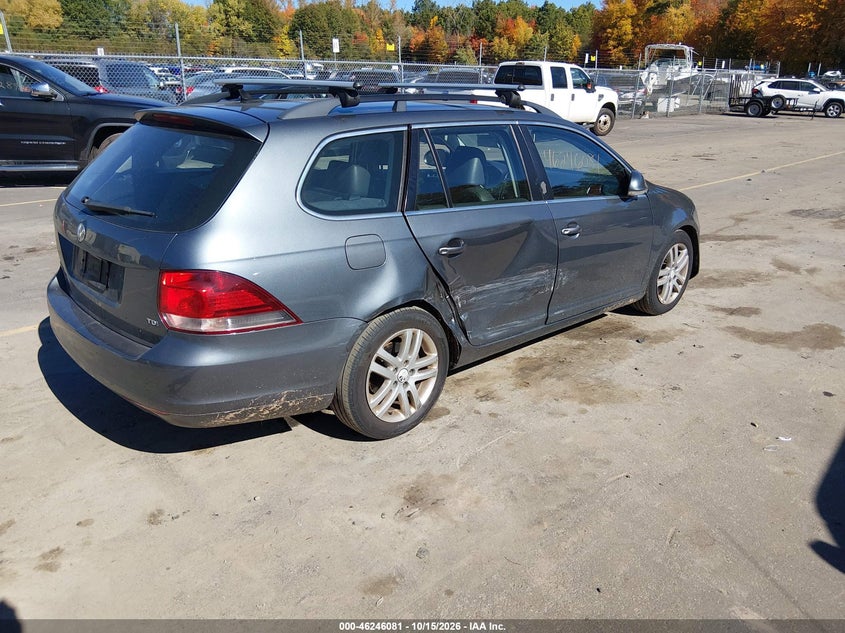 Vin: 3vwpl7aj1bm691512, lot: 46746107, volkswagen jetta sportwagen 2.0l tdi 20114