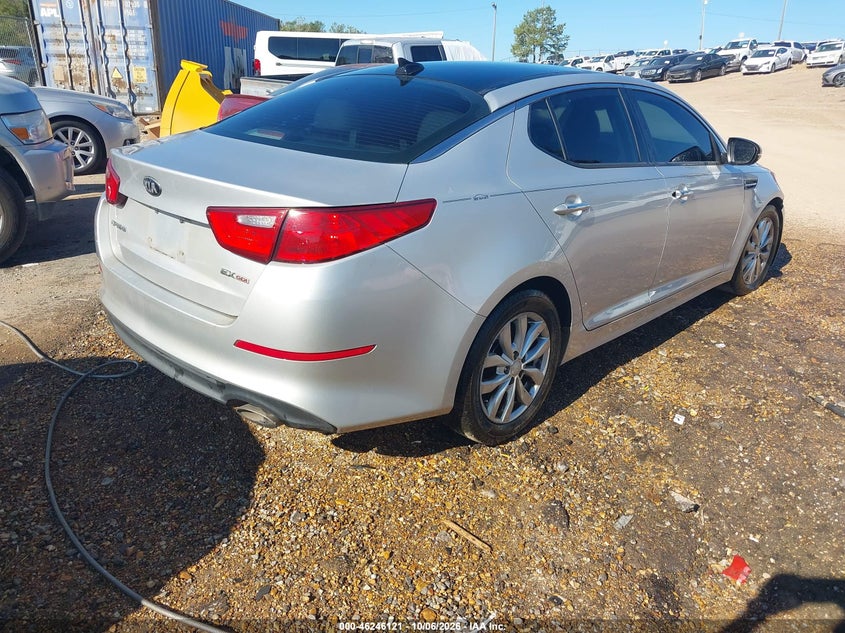 Vin: 5xxgn4a74eg351177, lot: 46746147, kia optima ex 20144