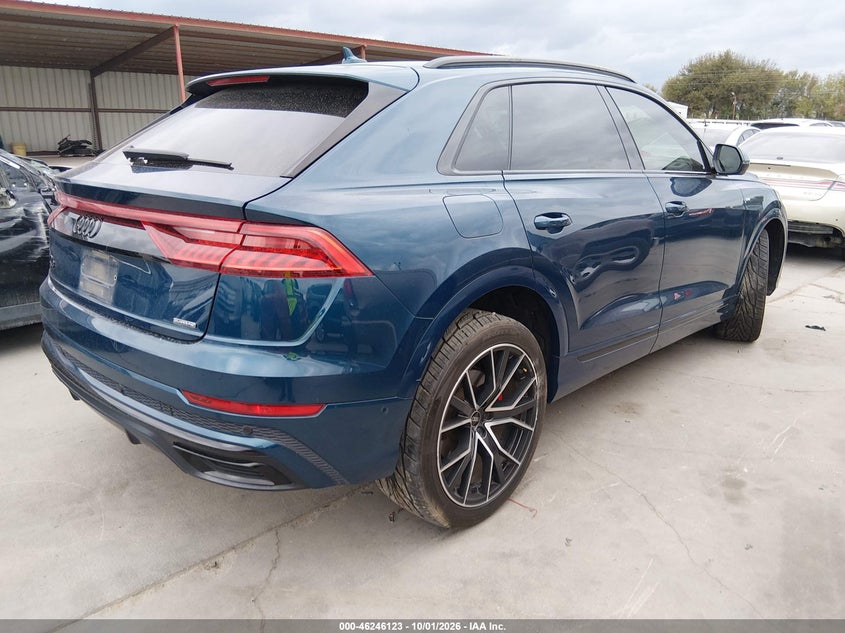 Vin: wa1fvaf10md026186, lot: 46746149, audi q8 prestige 55 tfsi quattro tiptronic 20214