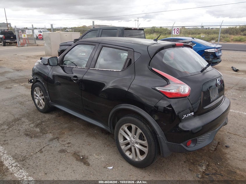 Vin: jn8af5mr6ft511393, lot: 46746226, nissan juke s 20153