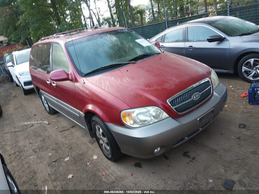 KIA SEDONA 2004. Lot# 46246265. VIN KNDUP131446535889. Photo 1