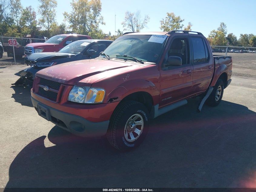 2001 Ford Explorer Sport Trac, Левый бок, IAAI, VIN 1FMZU77E91UB38664 — фото 2