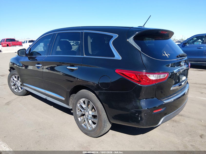 Vin: 5n1al0mn0ec506446, lot: 46746340, infiniti qx60 20143