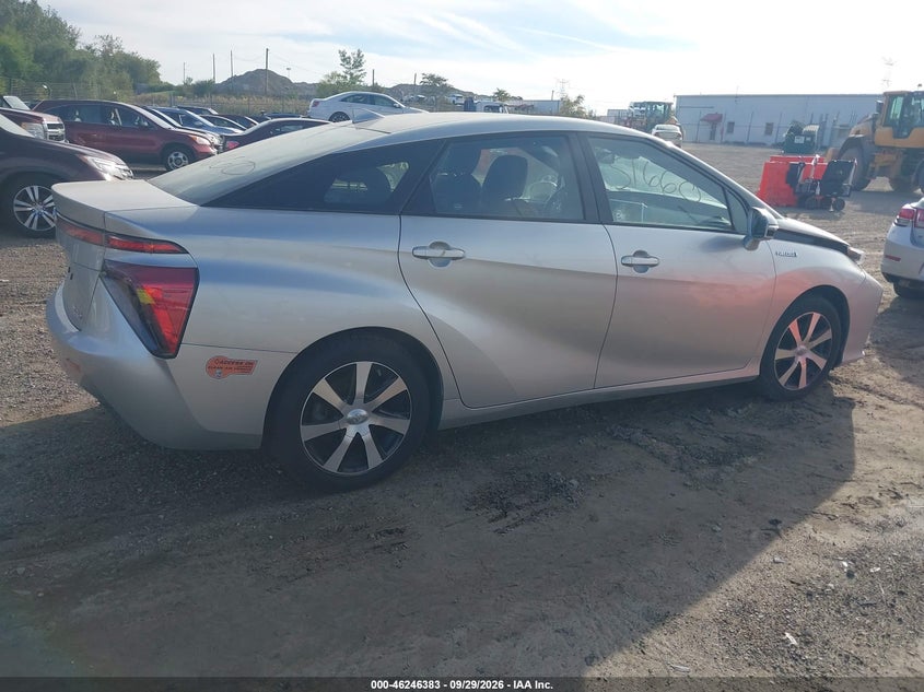 TOYOTA MIRAI 2019 VIN JTDBVRBD5KA007392